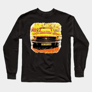 Mustang car art design Long Sleeve T-Shirt